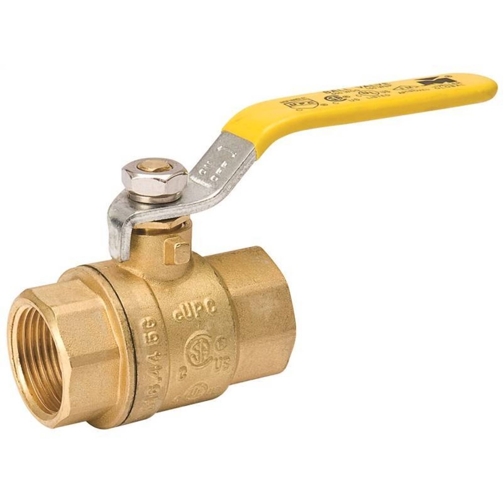 B & K BALL VALVE 1IP HD, Product Type Valve, Material Brass, Pieces (qty.) 1, Model# 107-825NL
